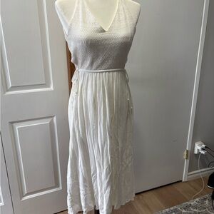 Zara White Midi Dress